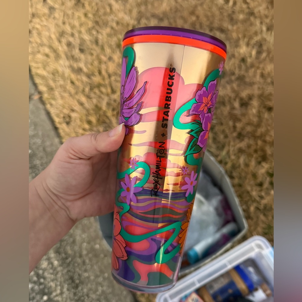 Starbucks 2024 Texas Wildflowers Limited Edition 24oz Venti Cold Cup Tumbler